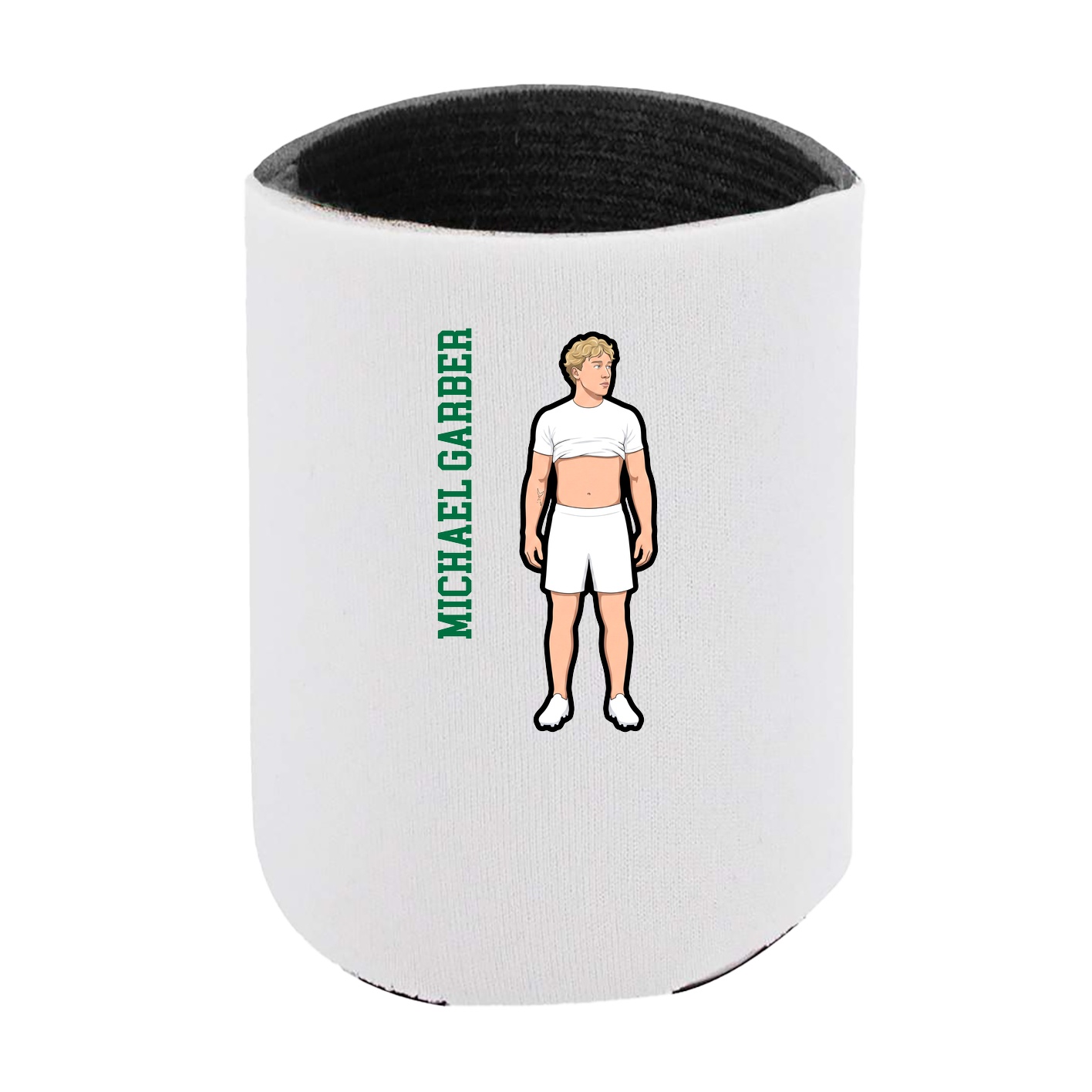 Can Holder — Name Vertical in White