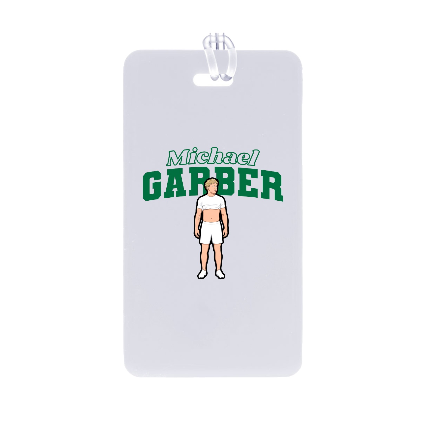 Bag Tag — Name Arch in Classic