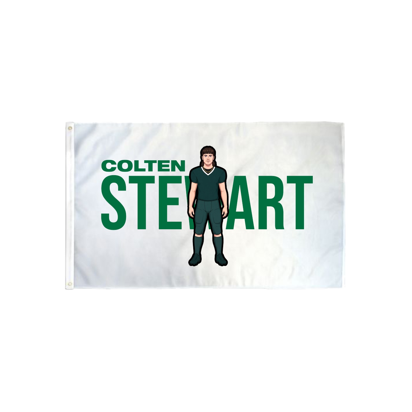 3x5 Flag — Player Name in Classic