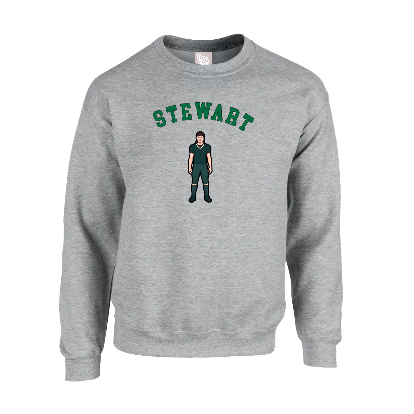 Fleece Crew — Shirsey Arch in Grey