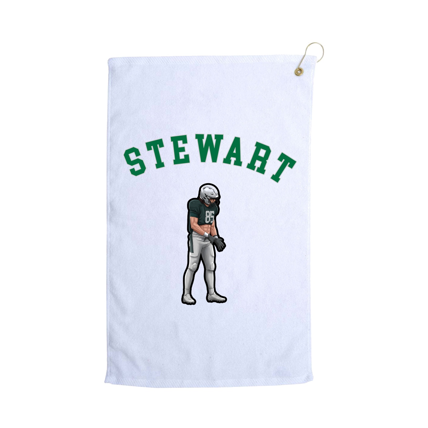 Golf Towel — Shirsey Arch in White