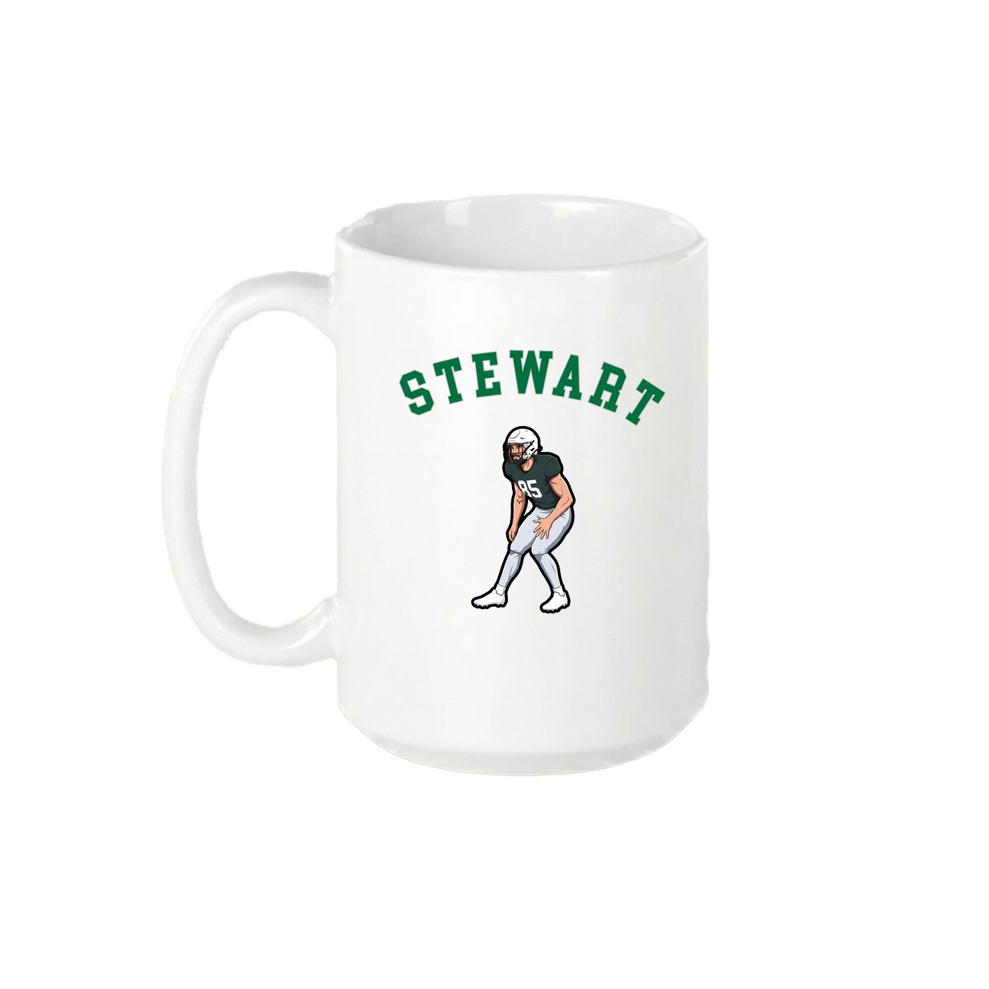 15oz Coffee Mug — Shirsey Arch in White