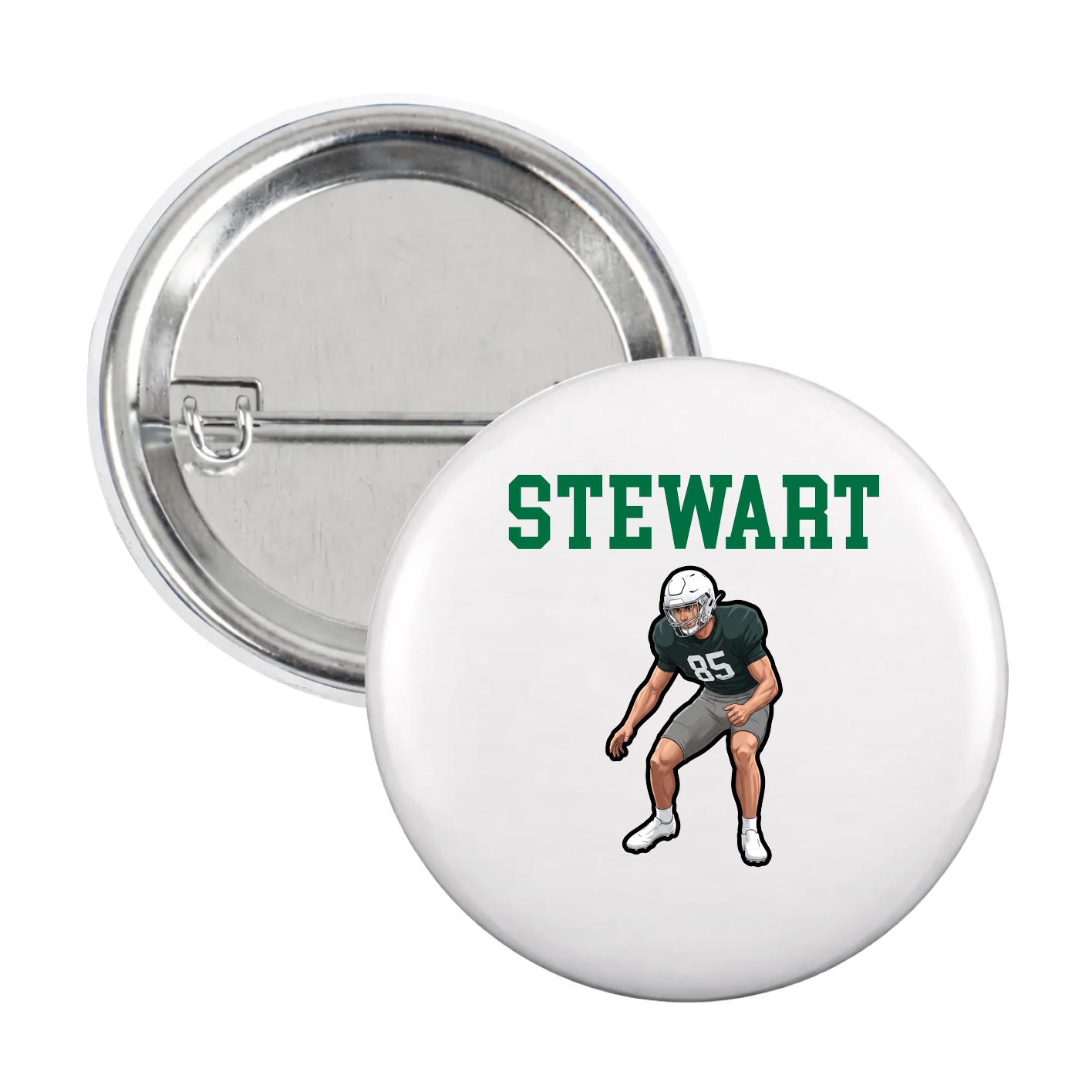 Game Day Button — Shirsey in White
