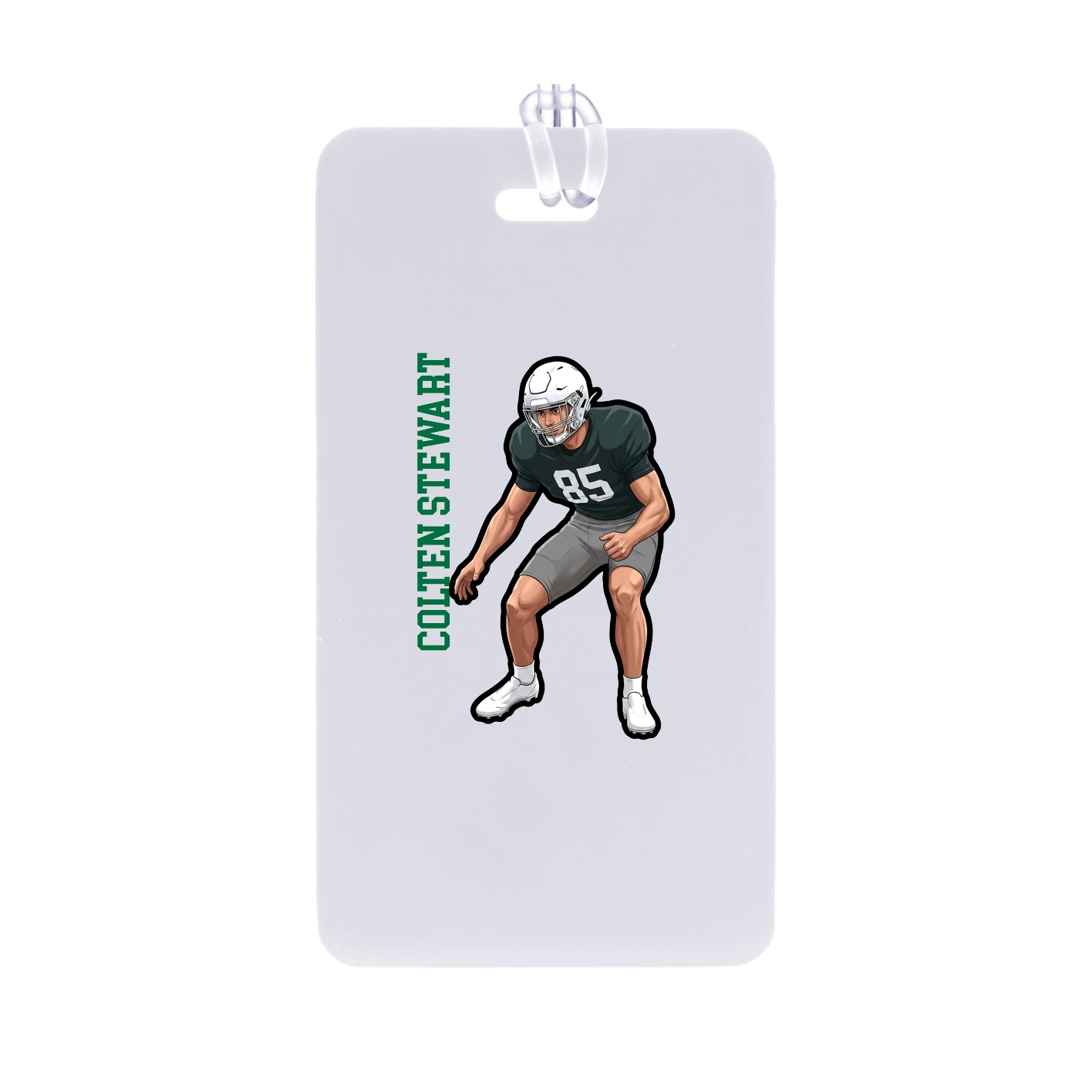 Bag Tag — Name Vertical in Classic