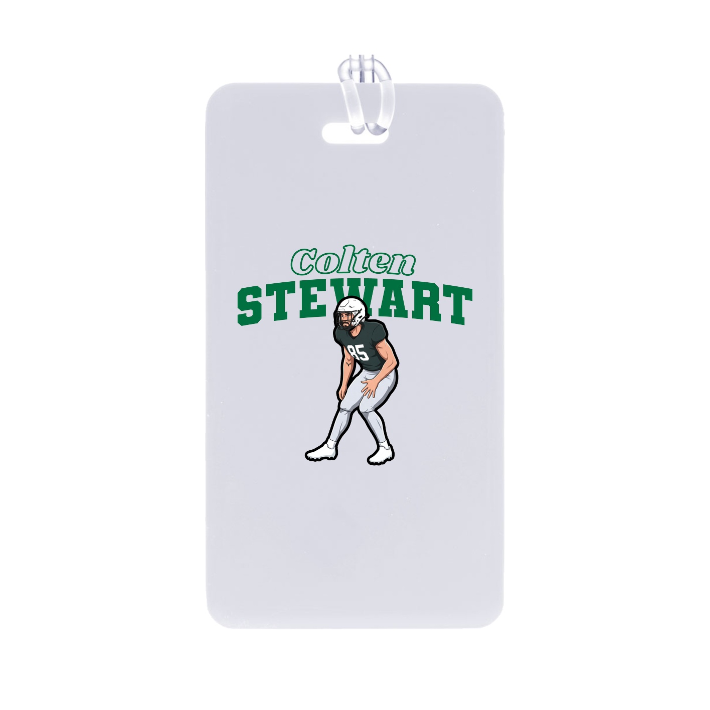 Bag Tag — Name Arch in Classic