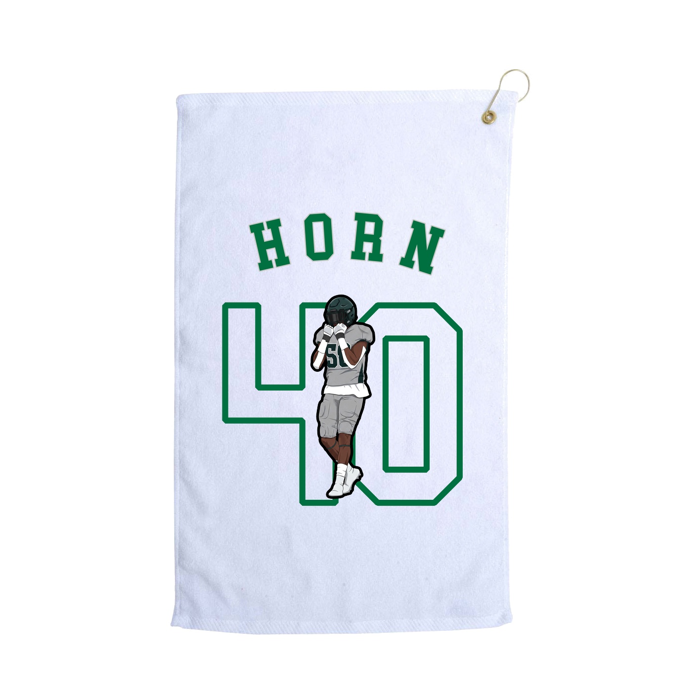 Golf Towel — Shirsey Arch in White