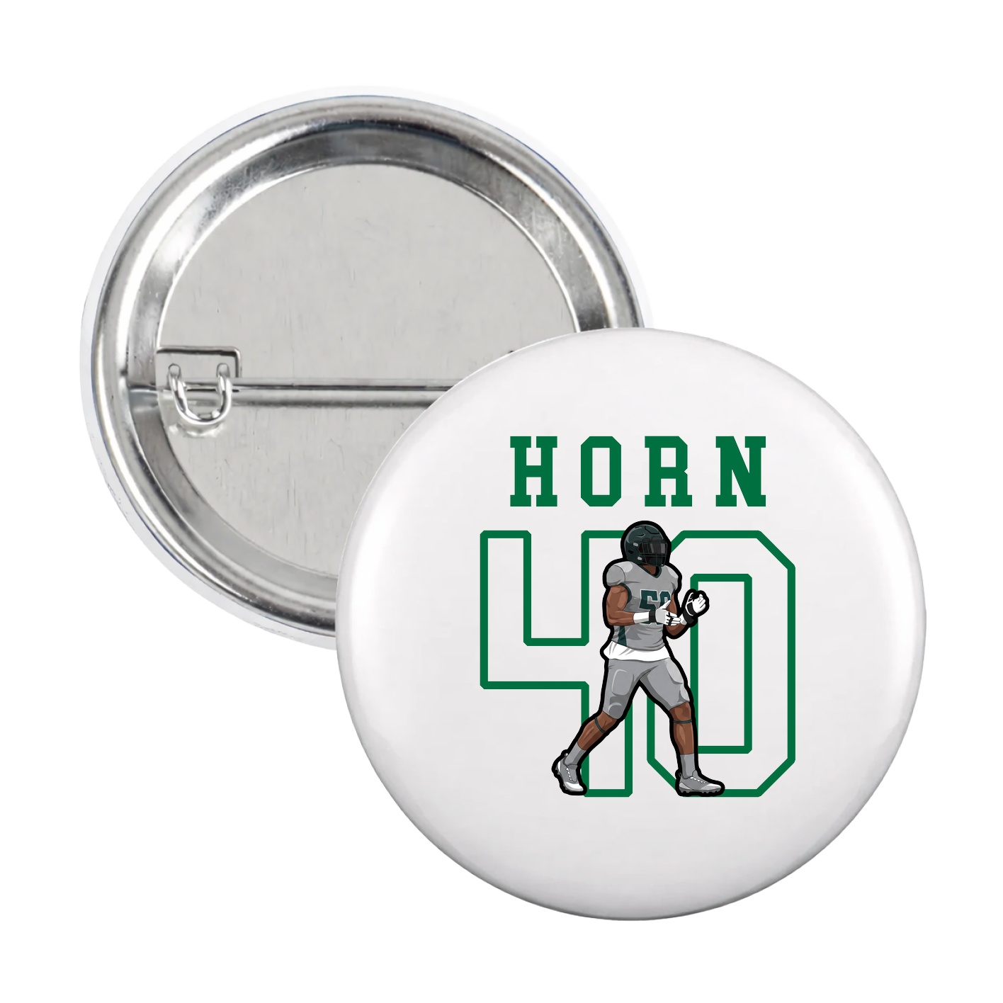 Game Day Button — Shirsey in White