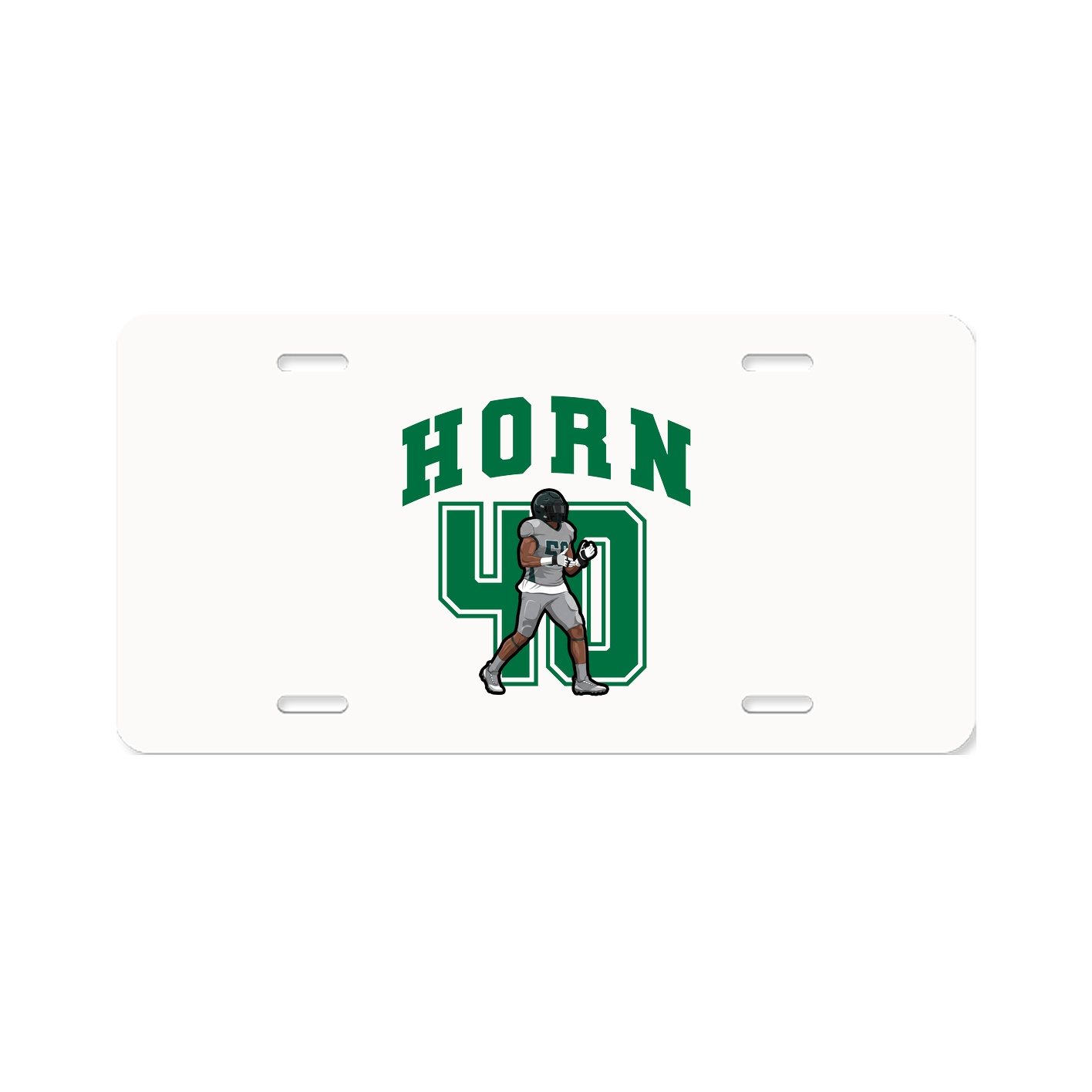 License Plate — Number in Classic