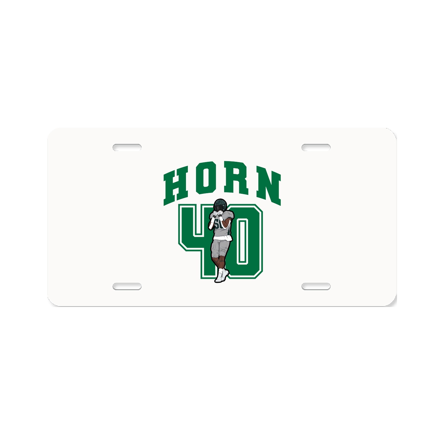 License Plate — Number in Classic