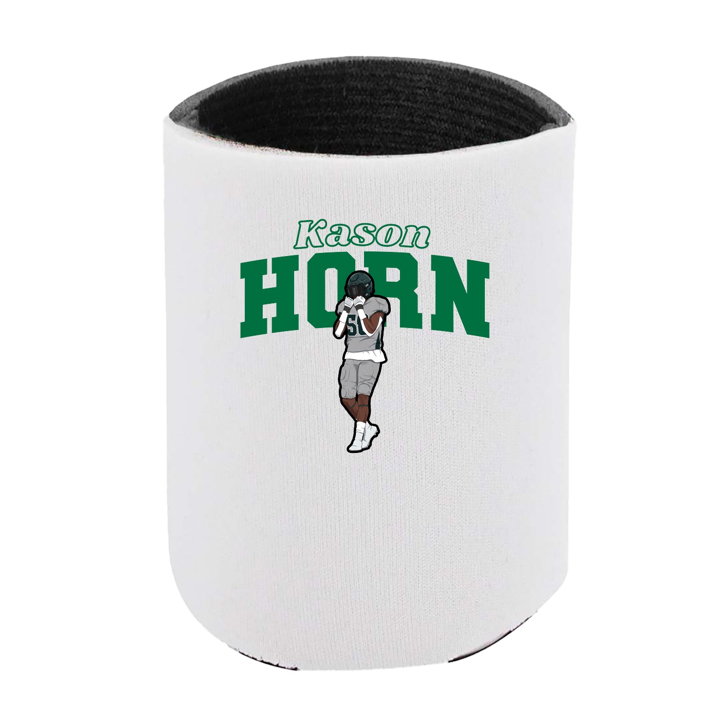 Can Holder — Name Arch in White