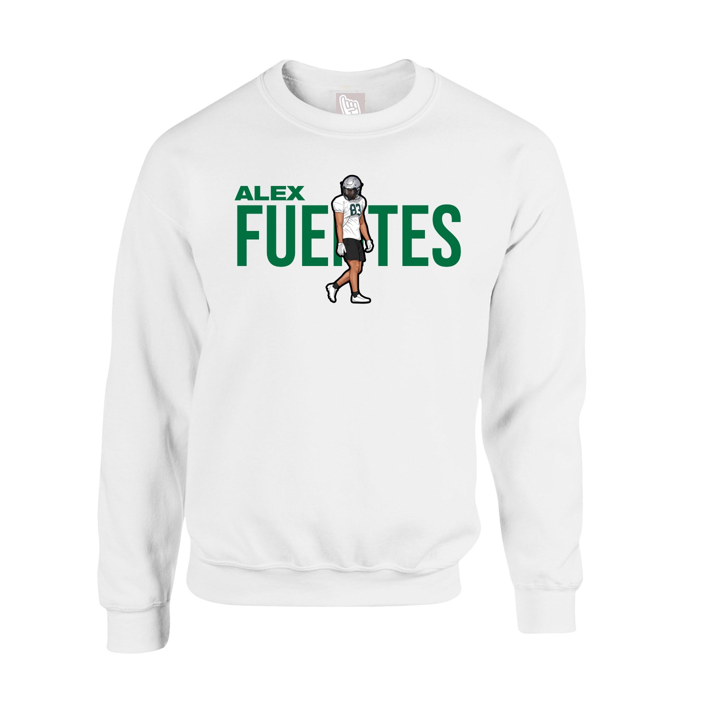 Fleece Crew — Player Name in White