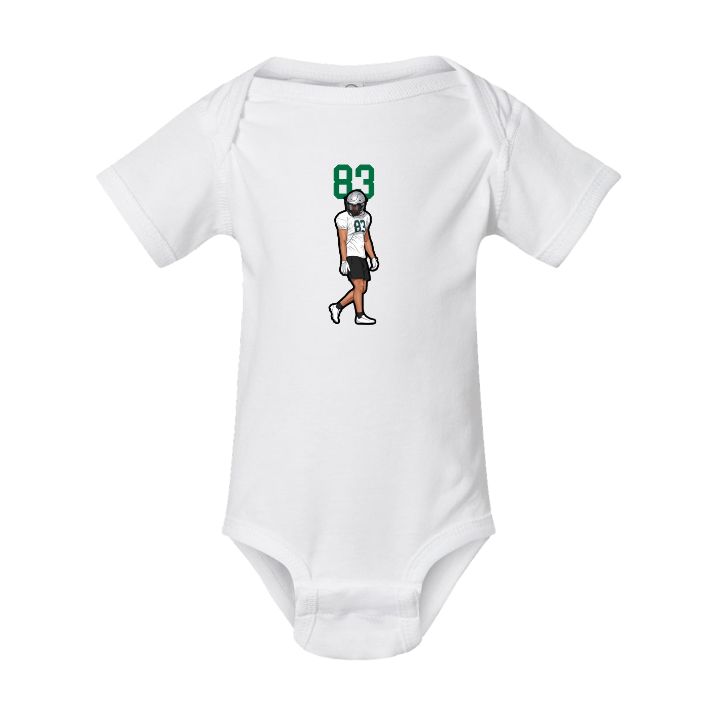 Baby Onesie — Number Top in White