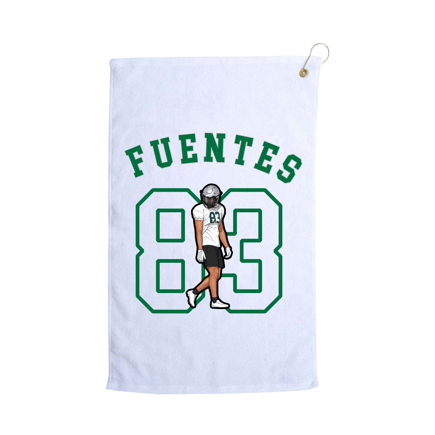 Golf Towel — Shirsey Arch in White