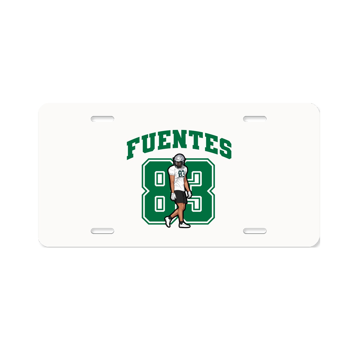 License Plate — Number in Classic