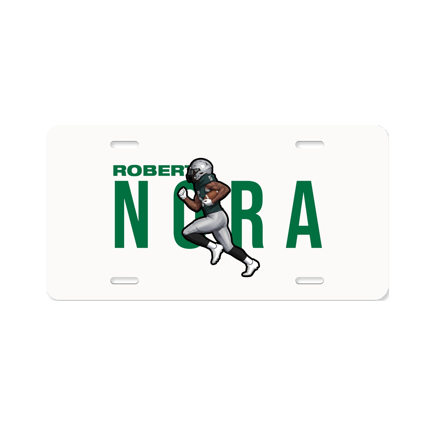 License Plate — Player Name in Classic