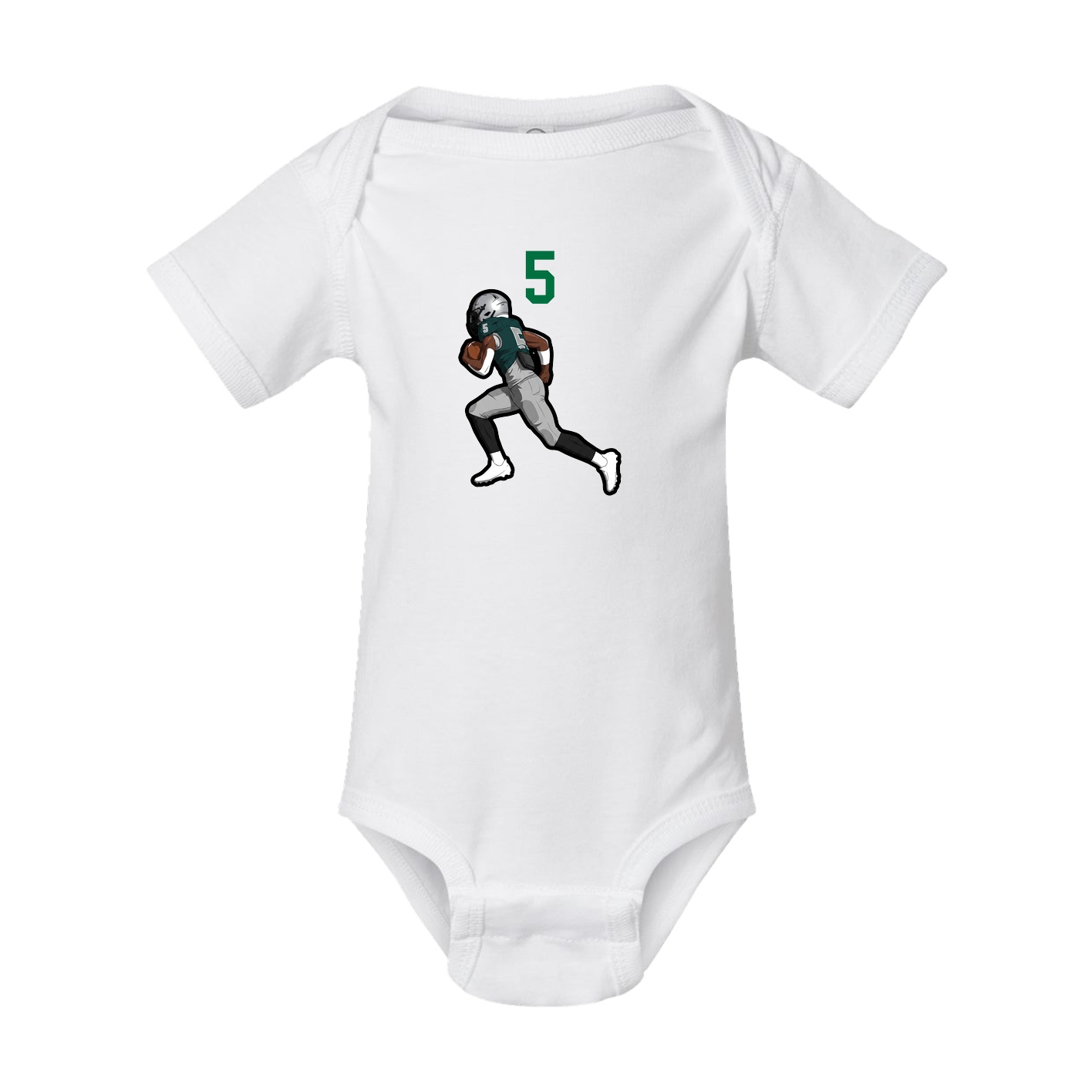 Baby Onesie — Number Top in White