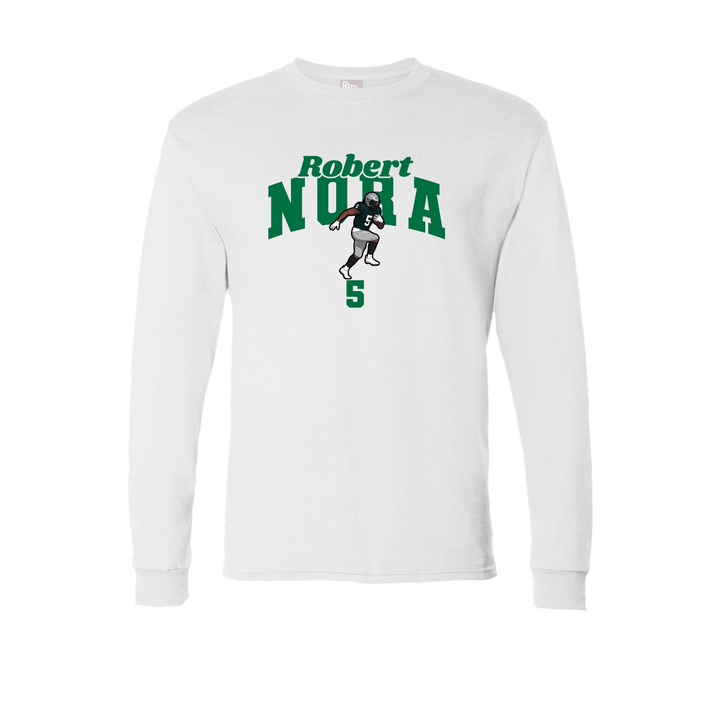 Long Sleeve Tee — Signature Arch in White