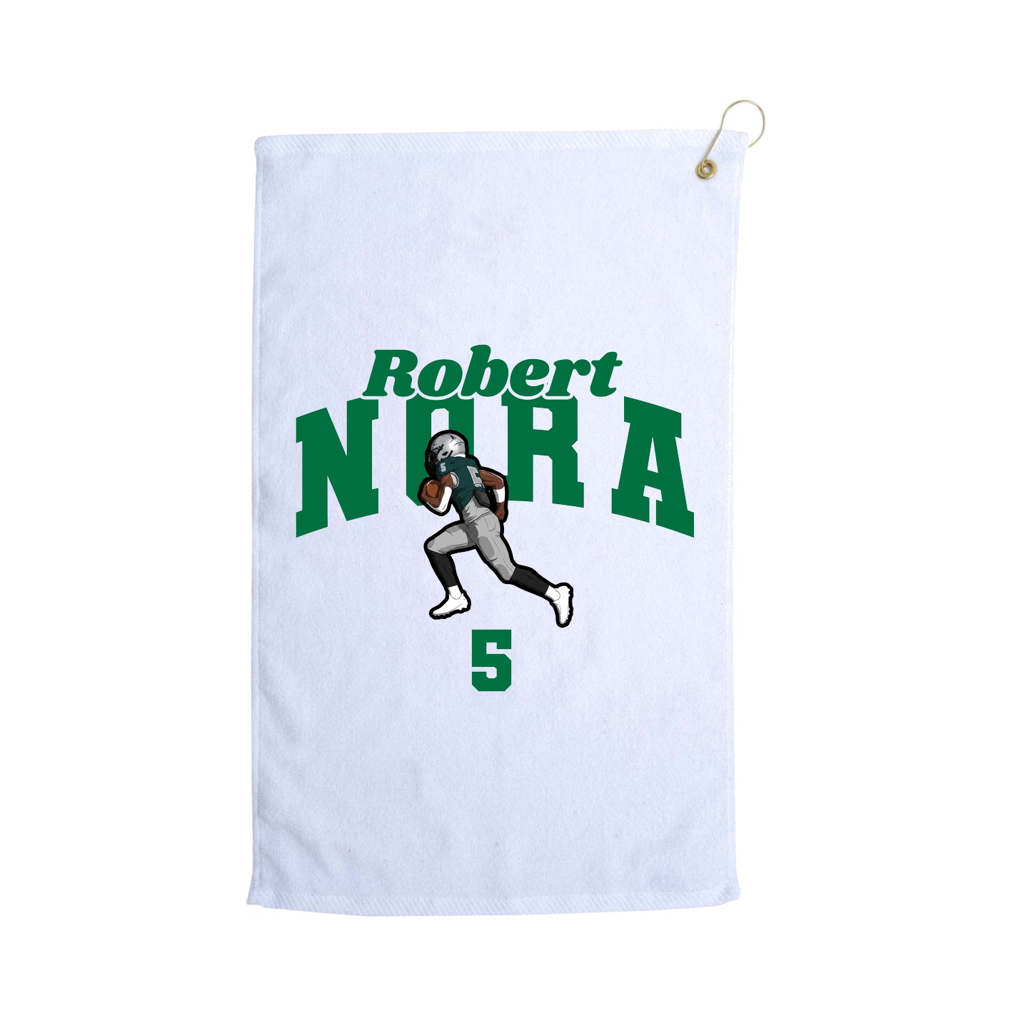 Golf Towel — Signature Arch in White