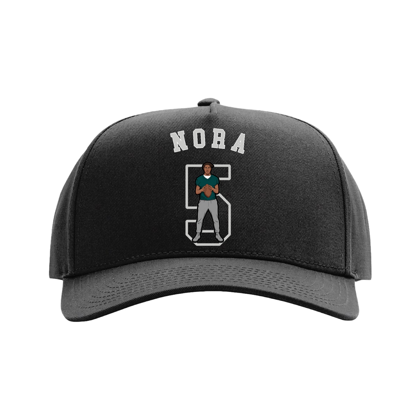 Full Fabric Five-Panel Champ Cap