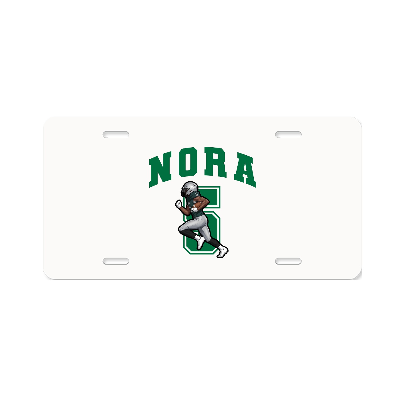 License Plate — Number in Classic