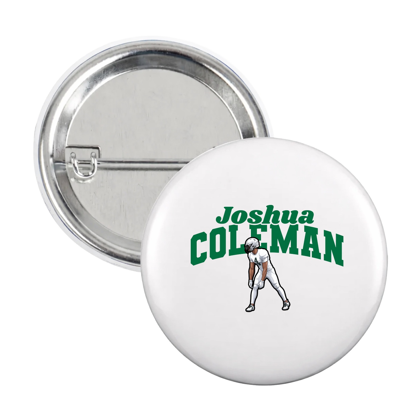 Game Day Button — Signature Arch in White