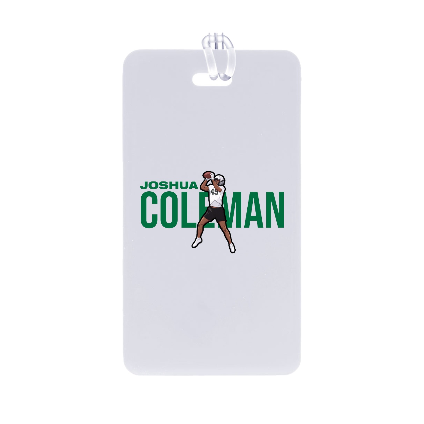 Bag Tag — Player Name in Classic