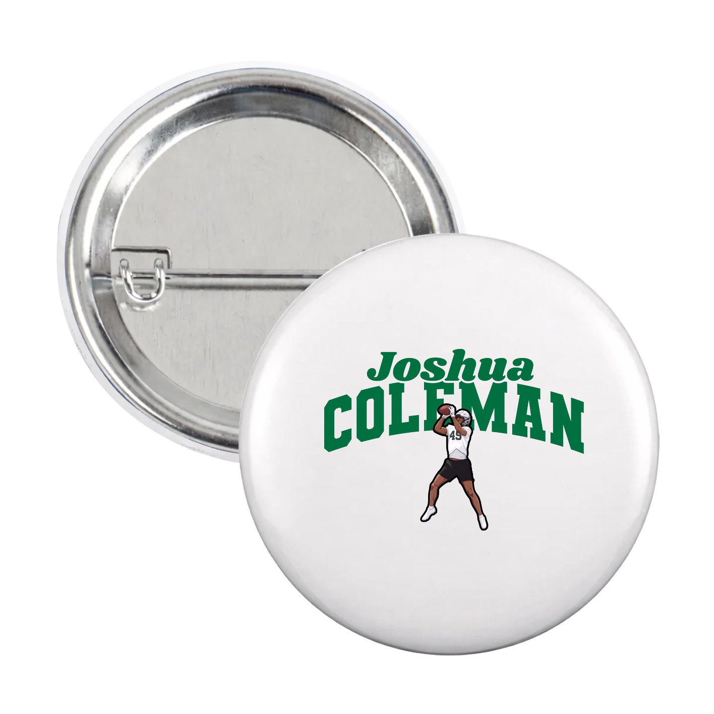 Game Day Button — Signature Arch in White