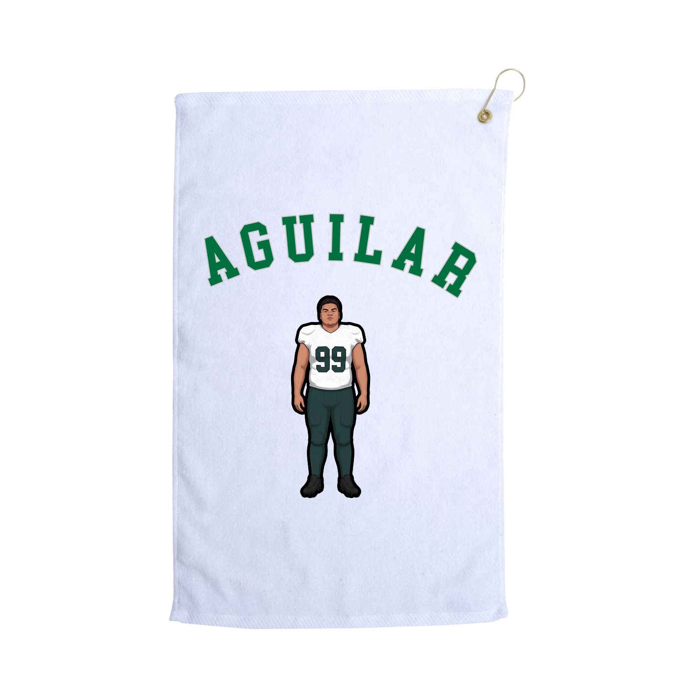 Golf Towel — Shirsey Arch in White