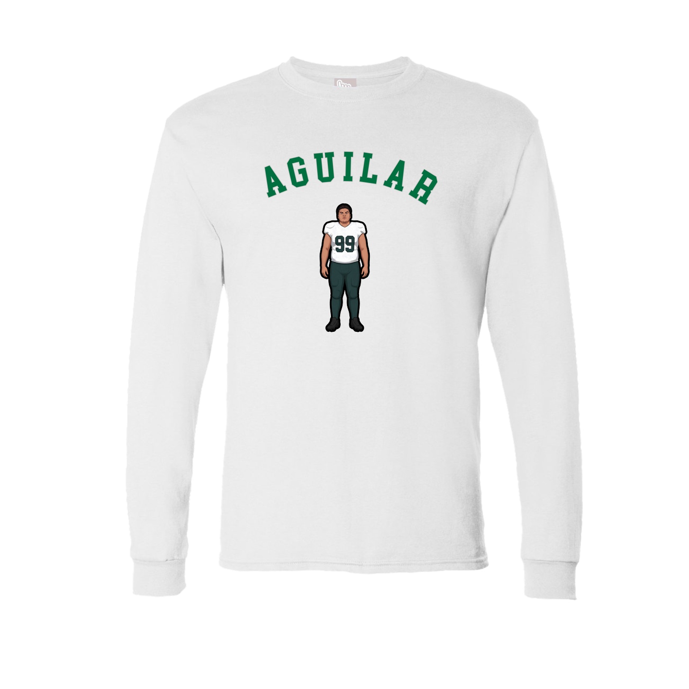 Long Sleeve Tee — Shirsey Arch in White