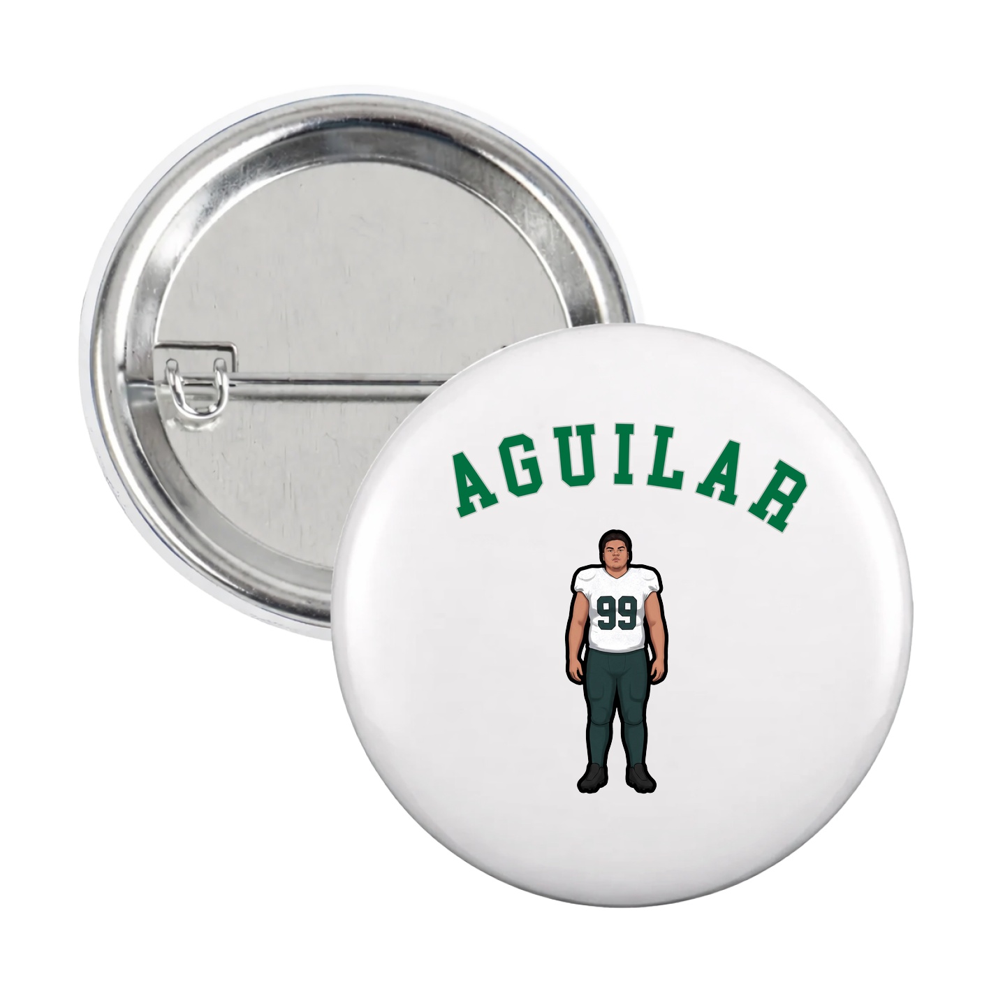 Game Day Button — Shirsey Arch in White