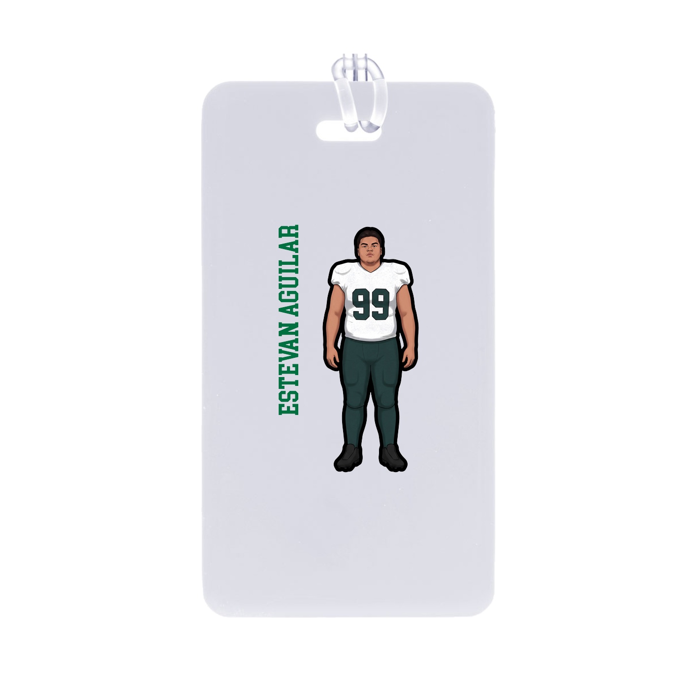 Bag Tag — Name Vertical in Classic