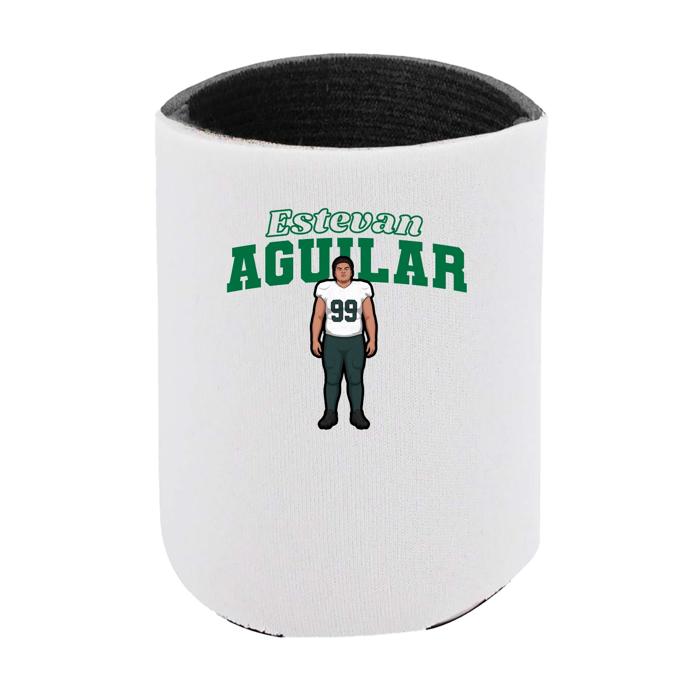 Can Holder — Name Arch in White
