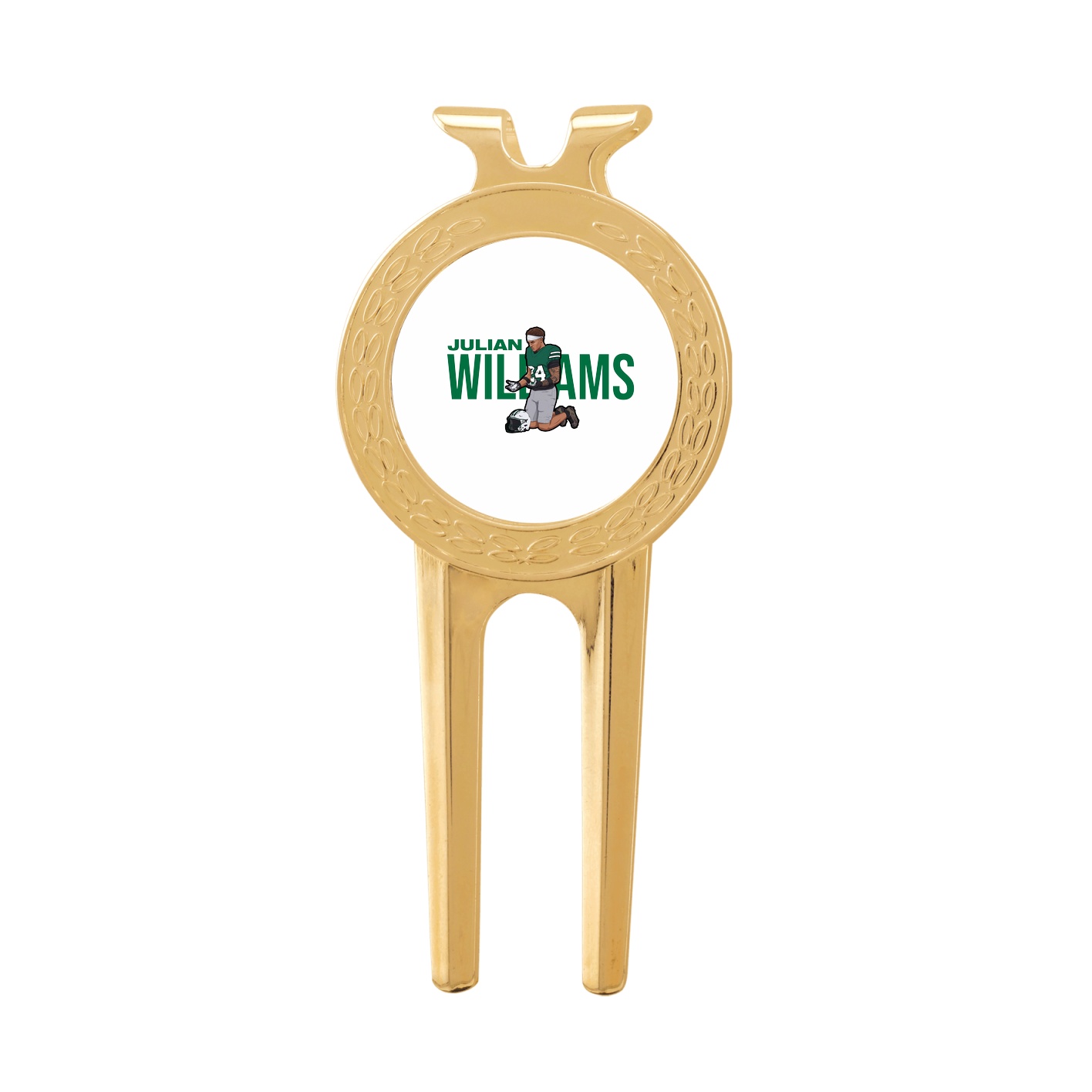 Divot Tool with Ball Marker — Player Name in Classic