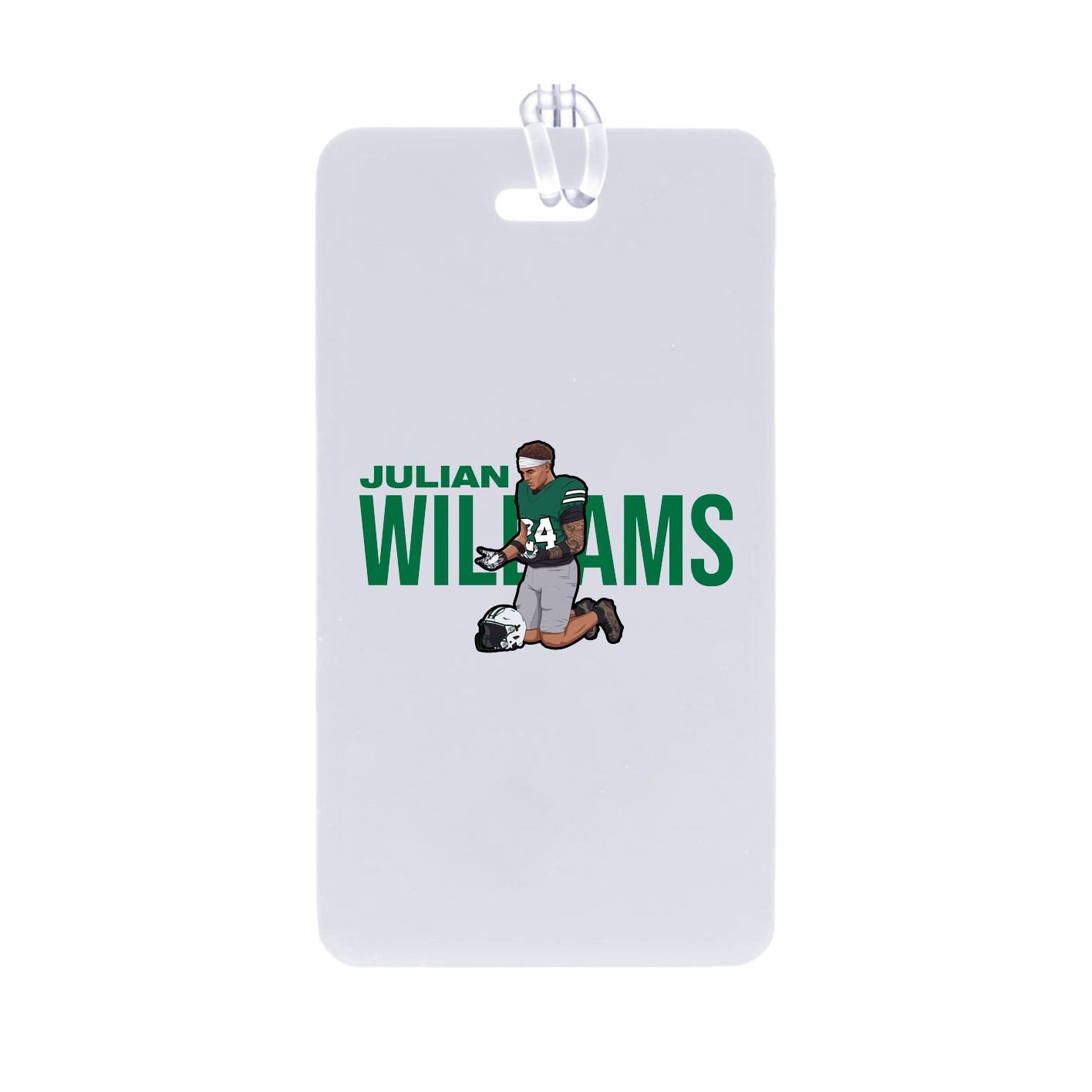 Bag Tag — Player Name in Classic