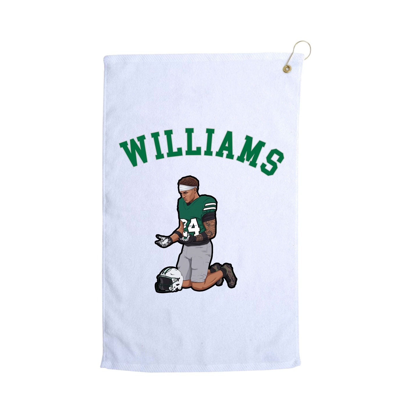 Golf Towel — Shirsey Arch in White