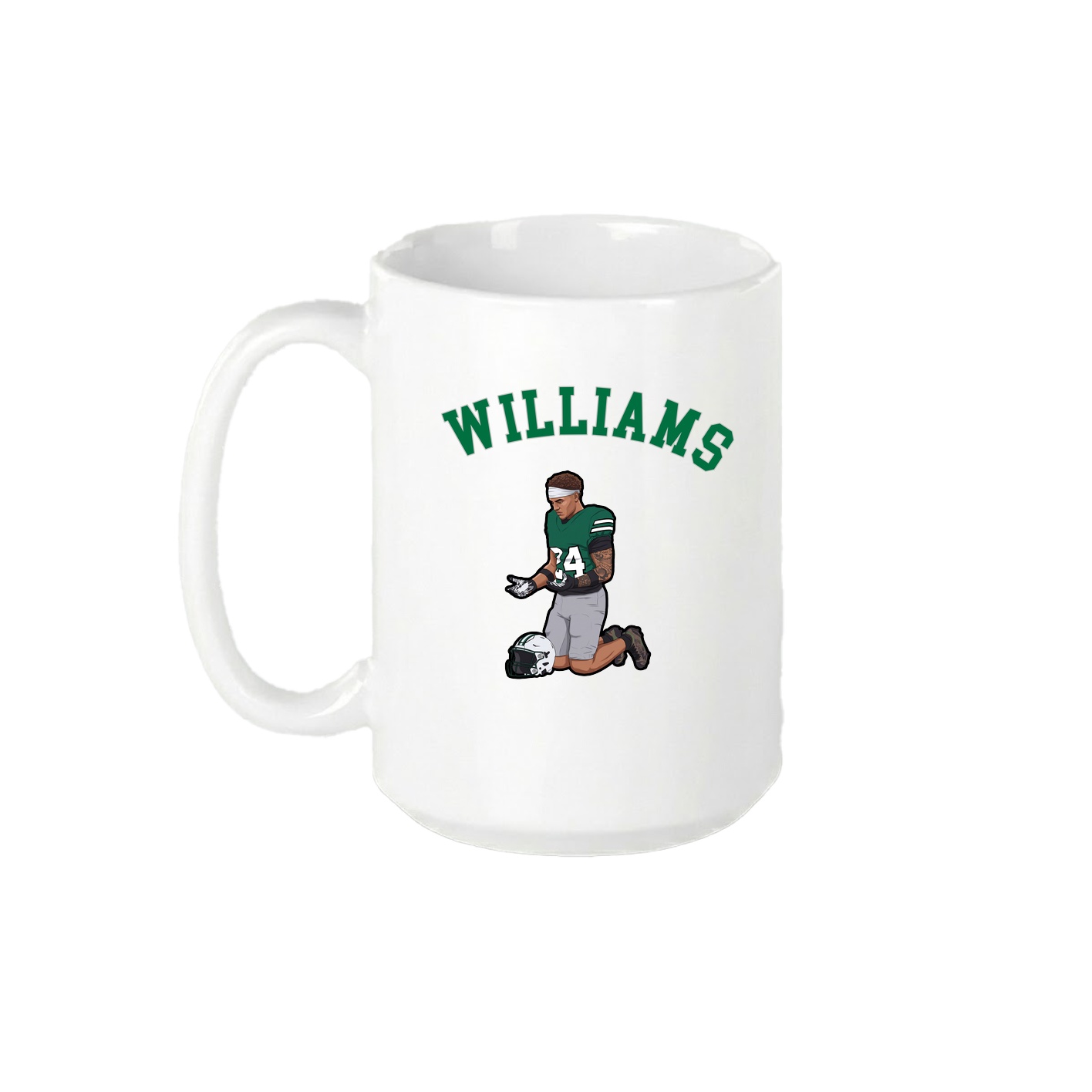 15oz Coffee Mug — Shirsey Arch in White