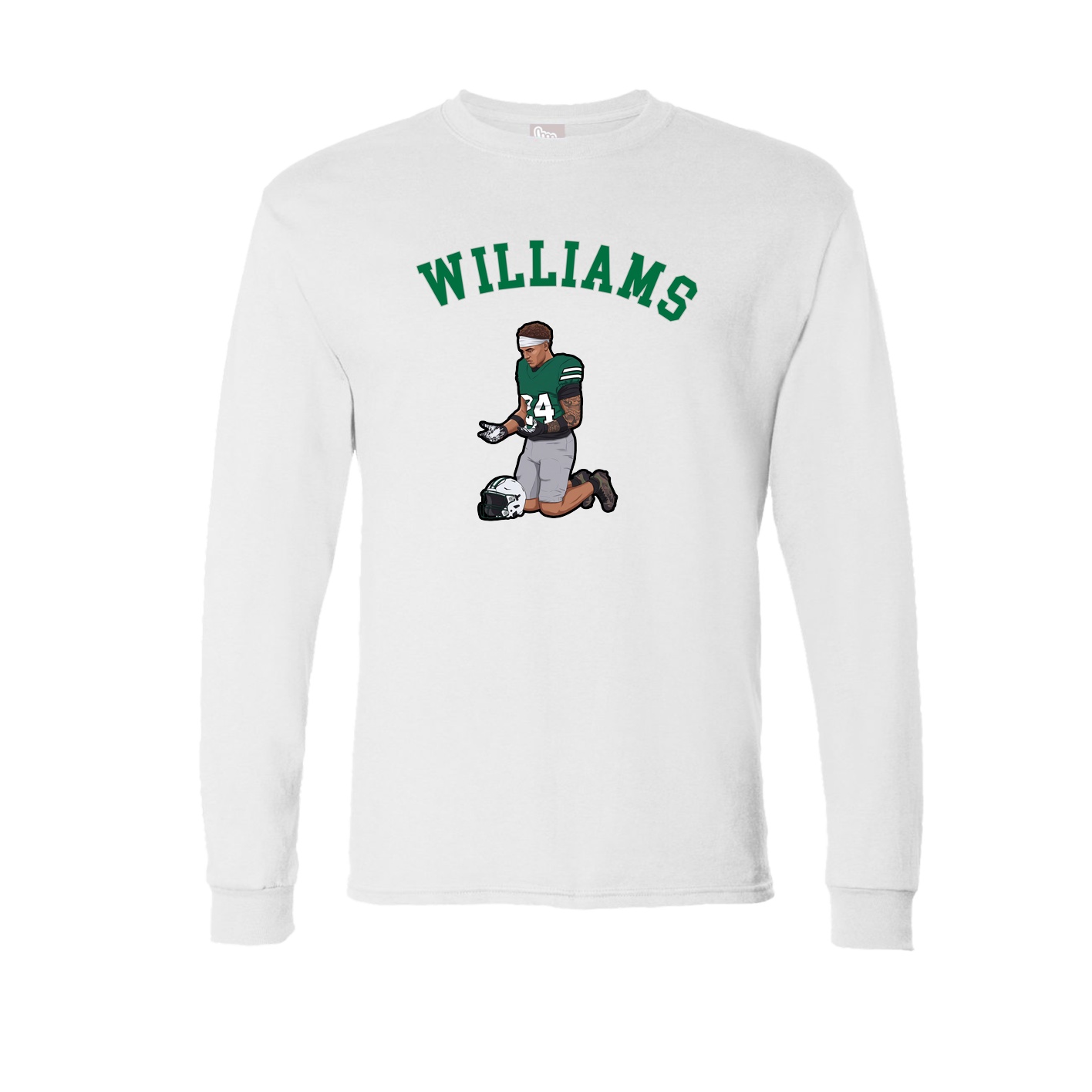 Long Sleeve Tee — Shirsey Arch in White