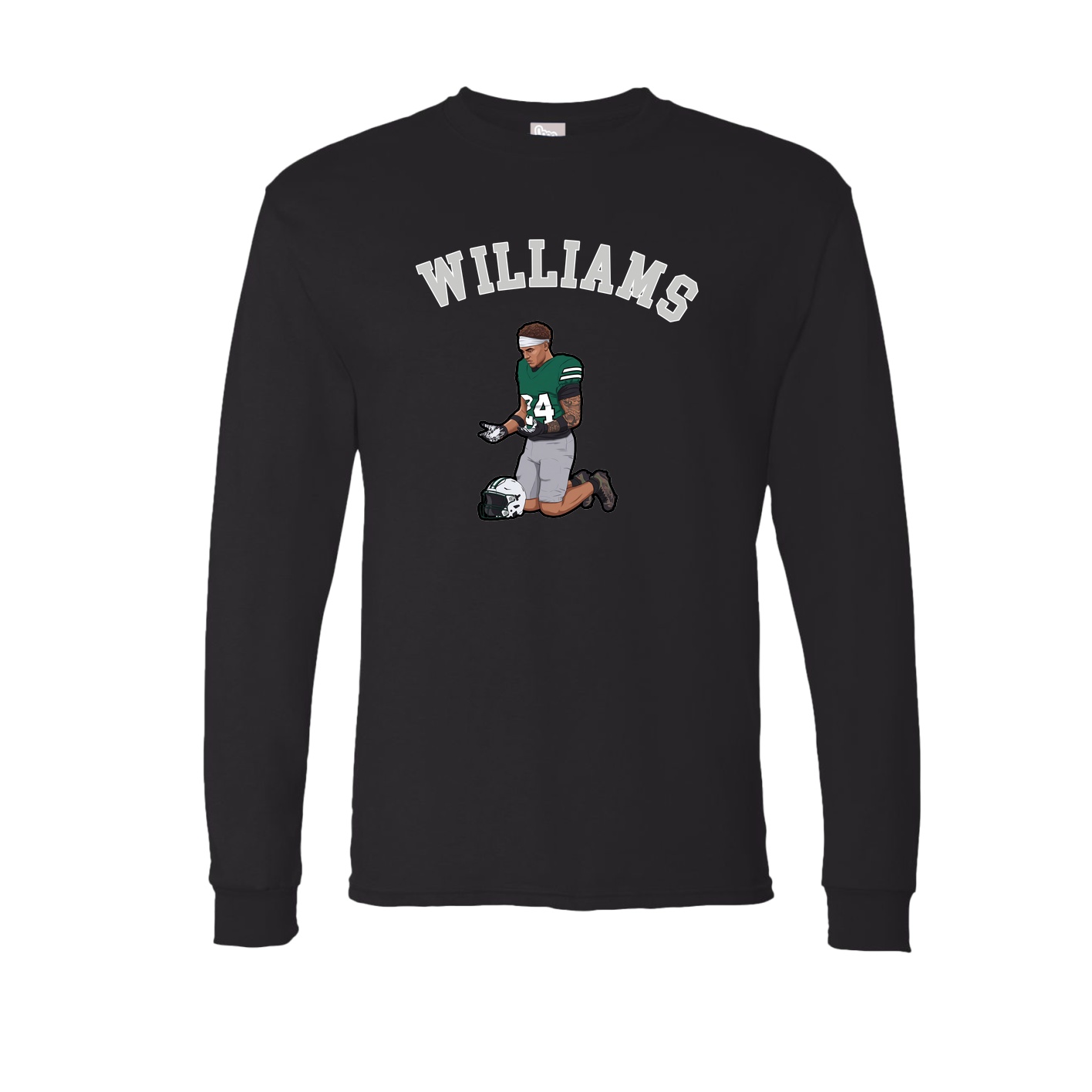 Long Sleeve Tee — Shirsey Arch in Black