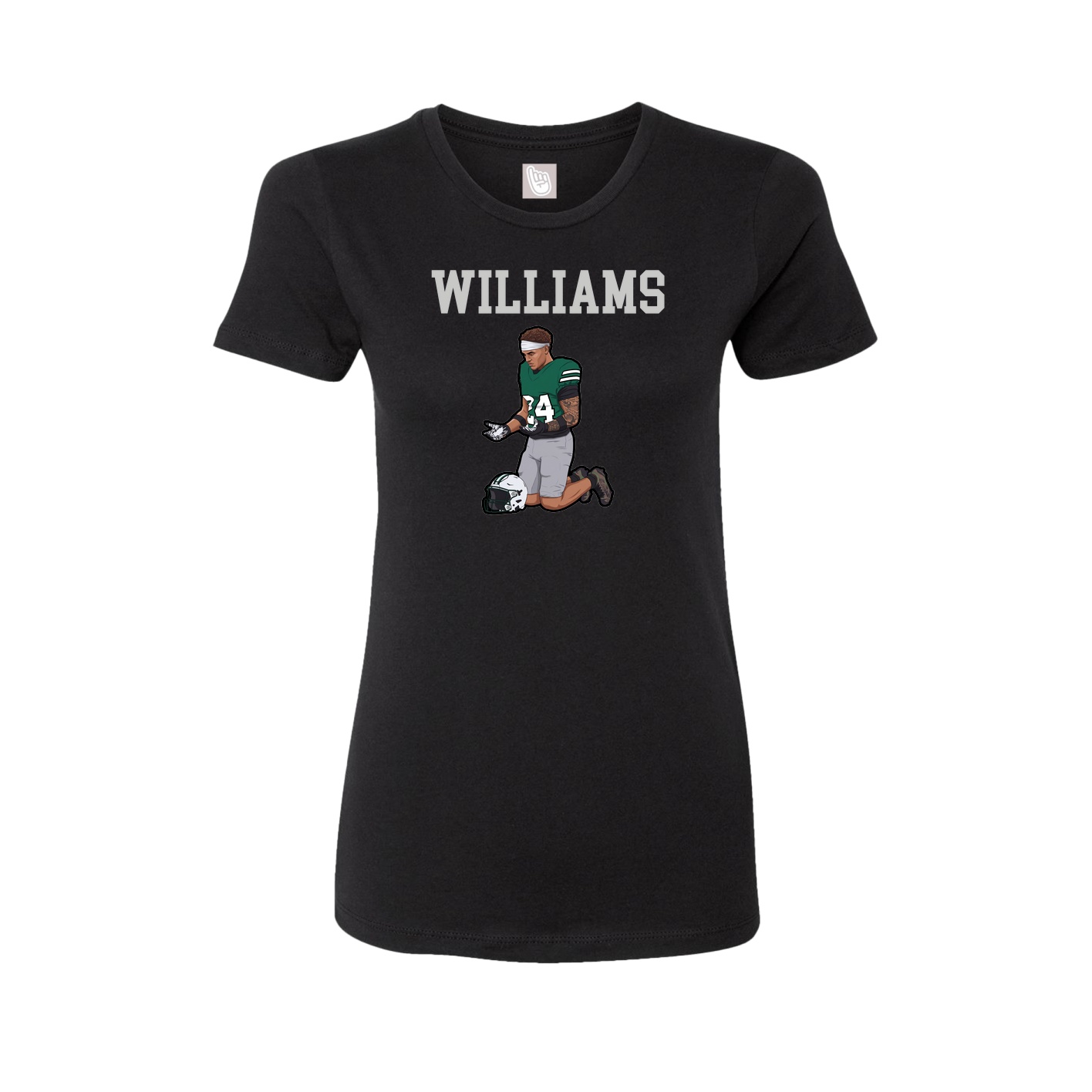 Fitted Women's Tee — Shirsey in Black