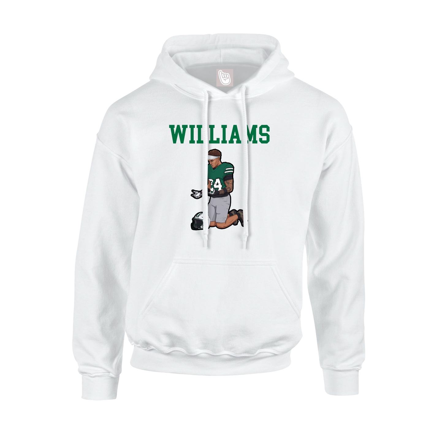Youth Hoodie — Shirsey in White
