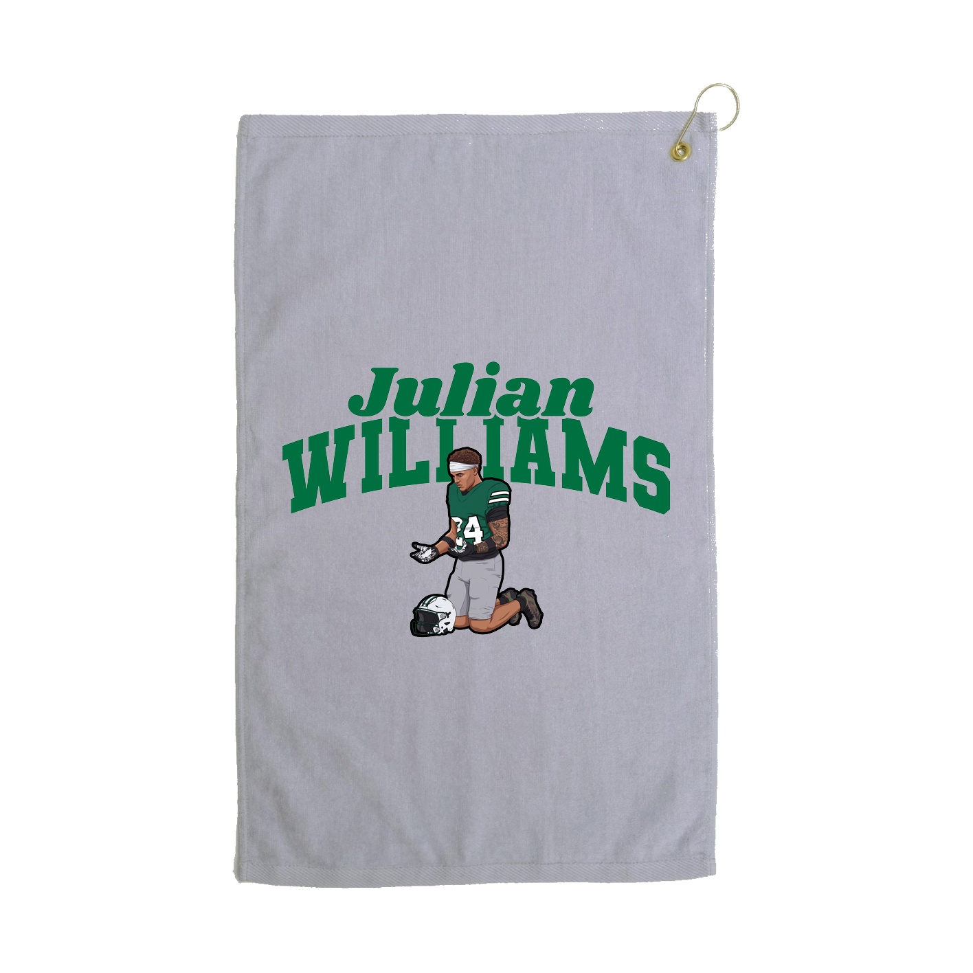 Golf Towel — Signature Arch in Grey