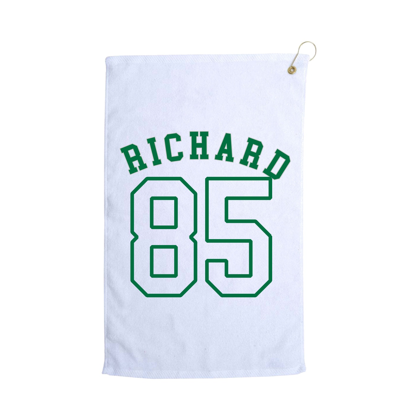 Golf Towel — Shirsey Arch in White
