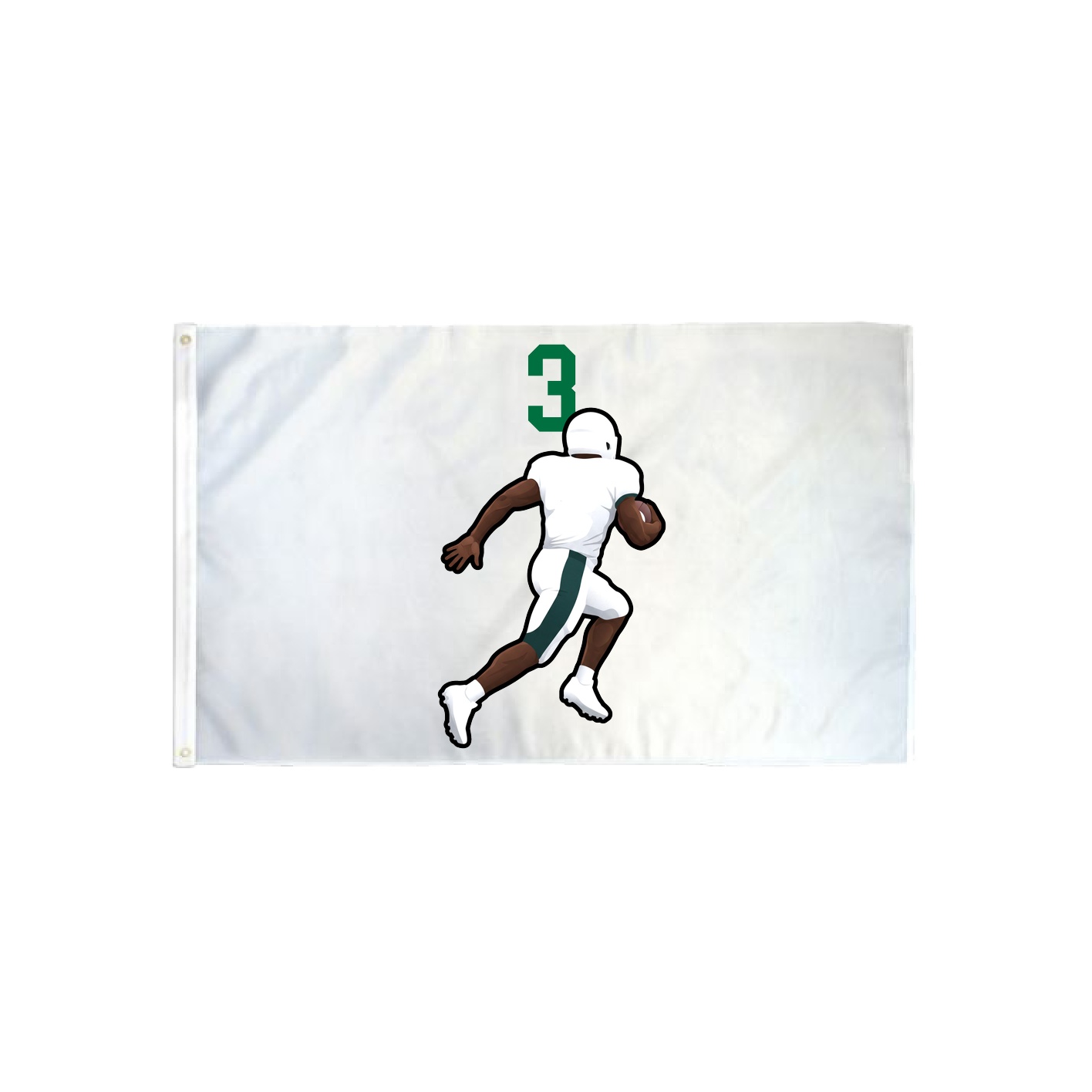 3x5 Flag — Number Top in Classic