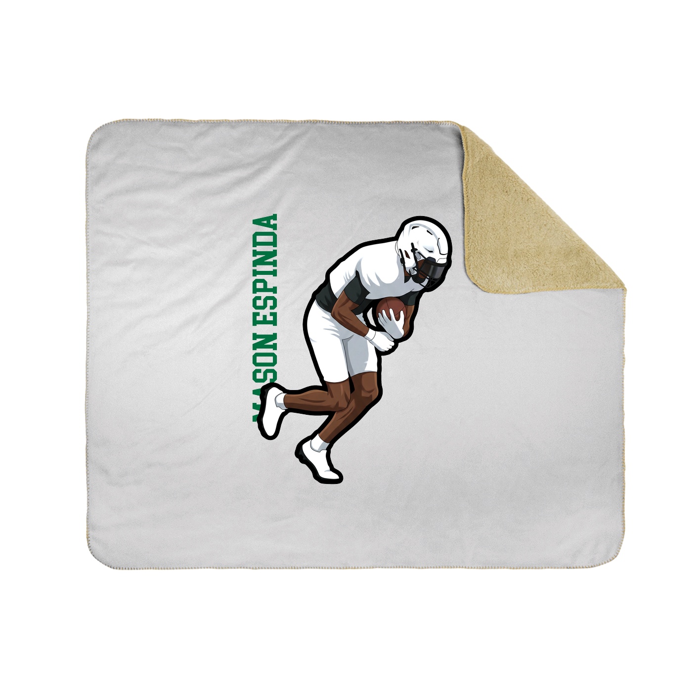 50x60 Sherpa Lined Throw Blanket