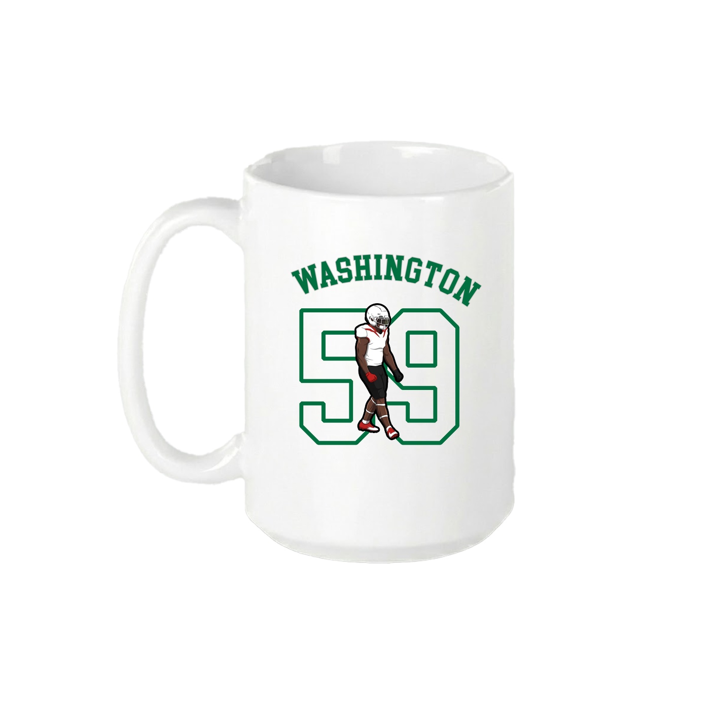 15oz Coffee Mug — Shirsey Arch in White