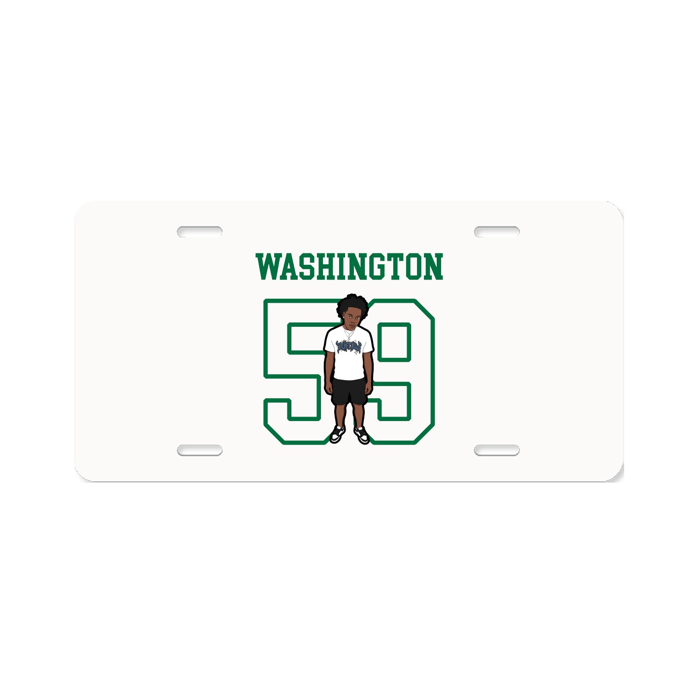 License Plate — Shirsey in Classic