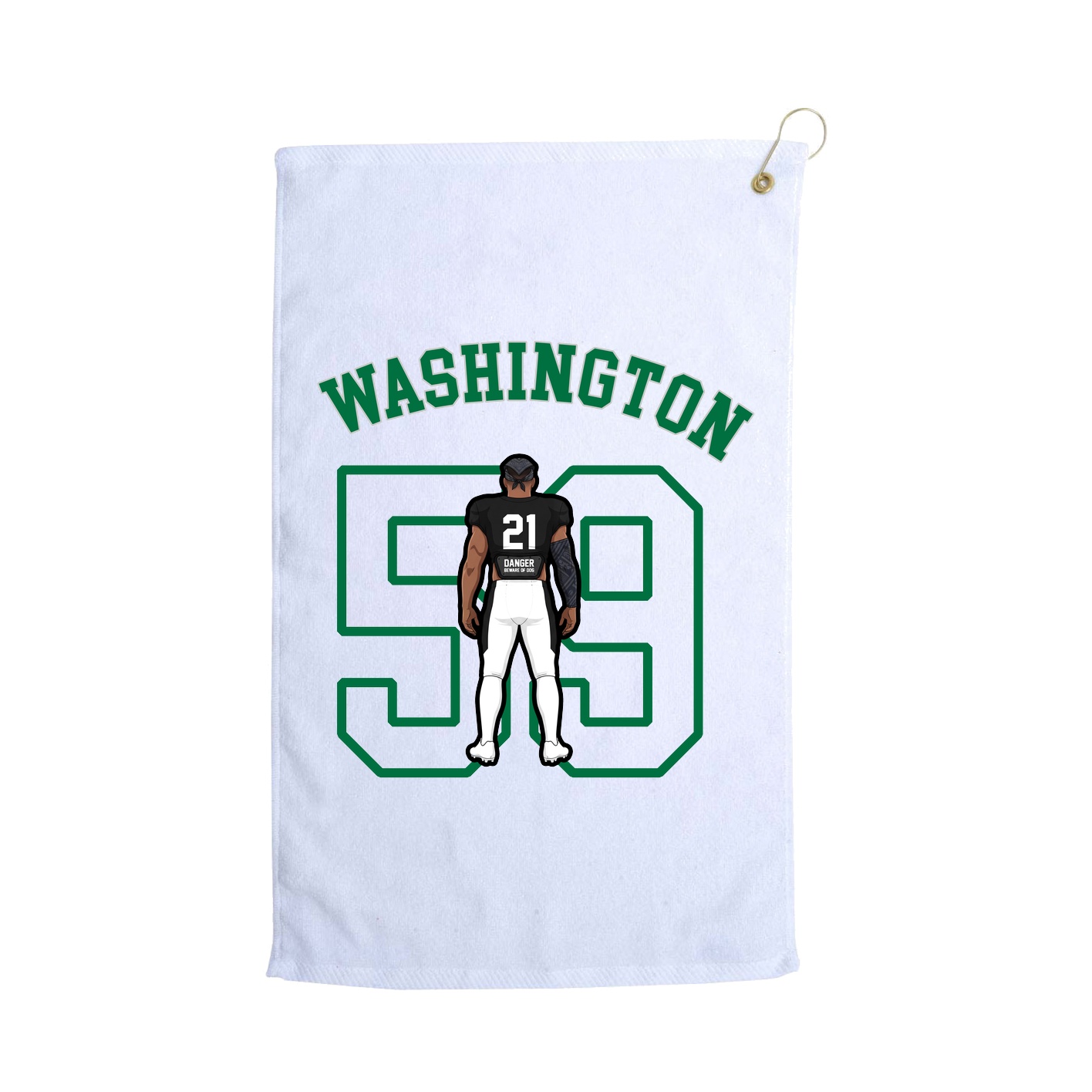 Golf Towel — Shirsey Arch in White