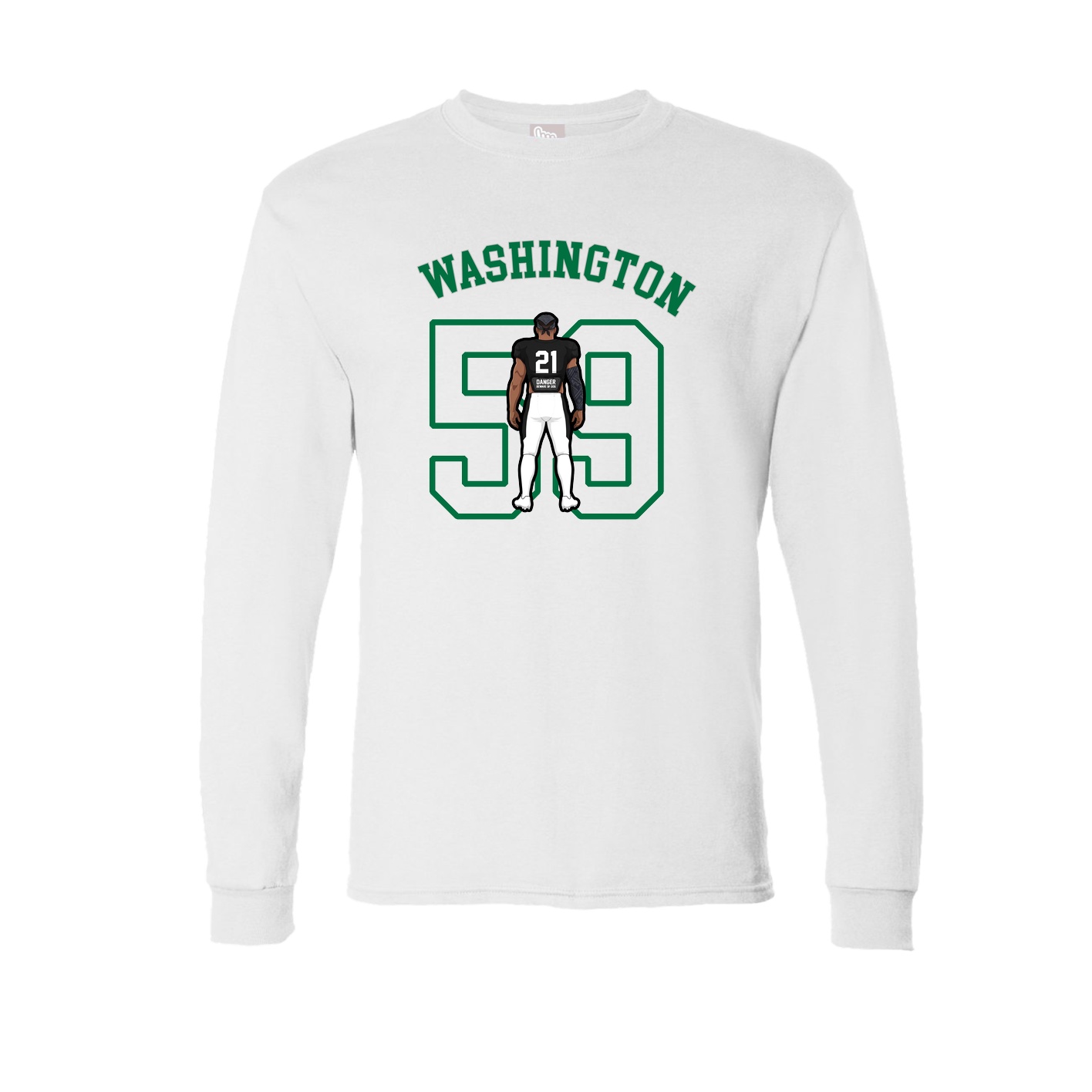 Long Sleeve Tee — Shirsey Arch in White