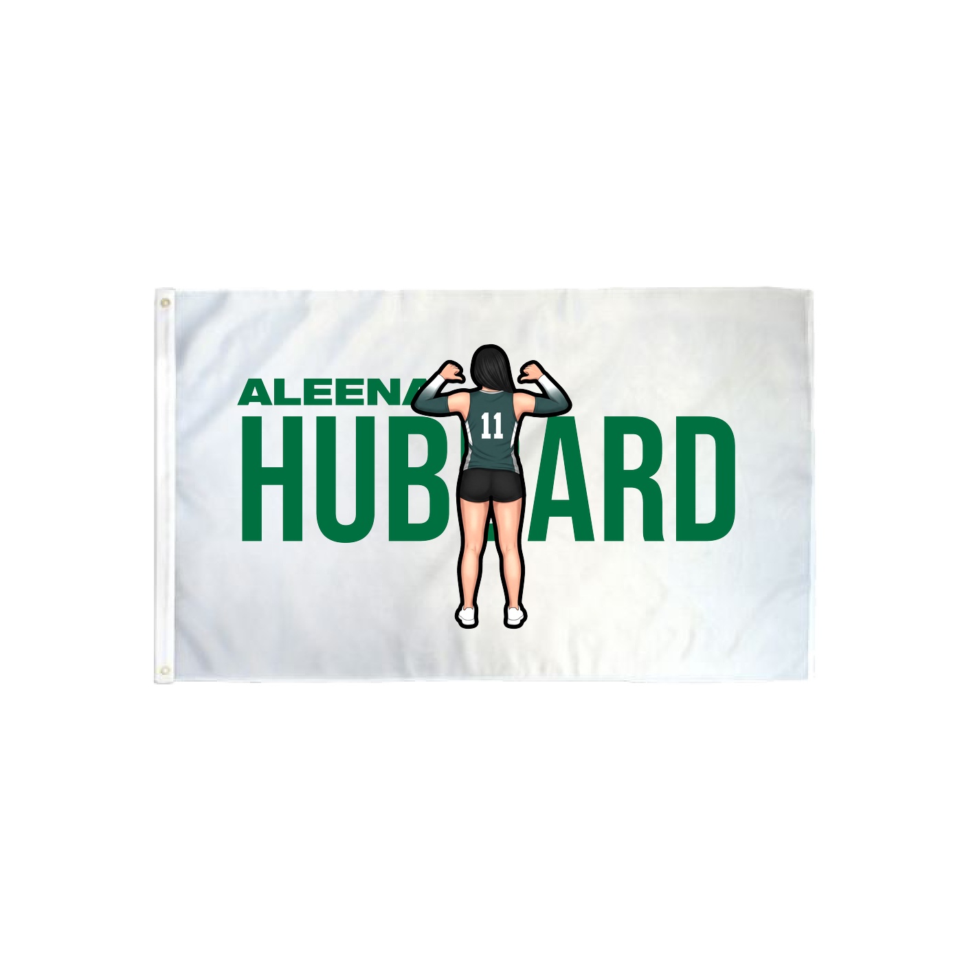 3x5 Flag — Player Name in Classic