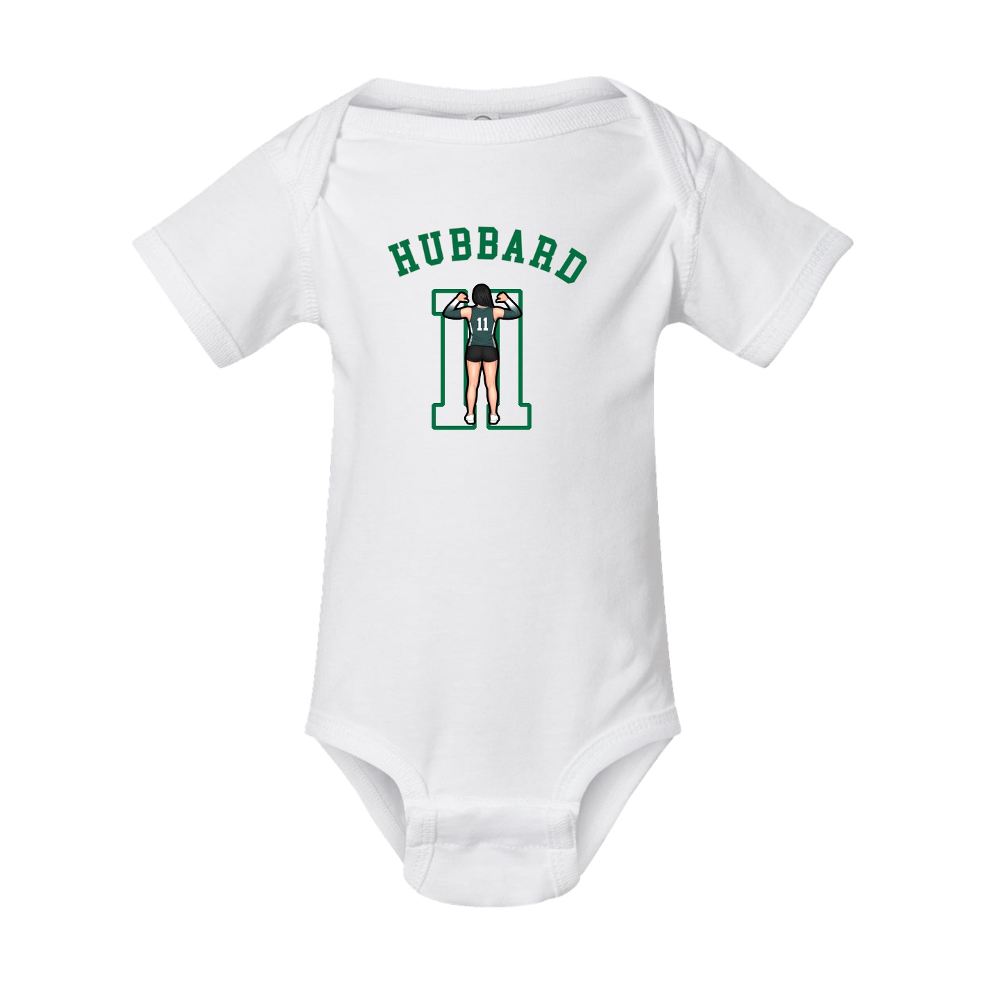 Baby Onesie — Shirsey Arch in White